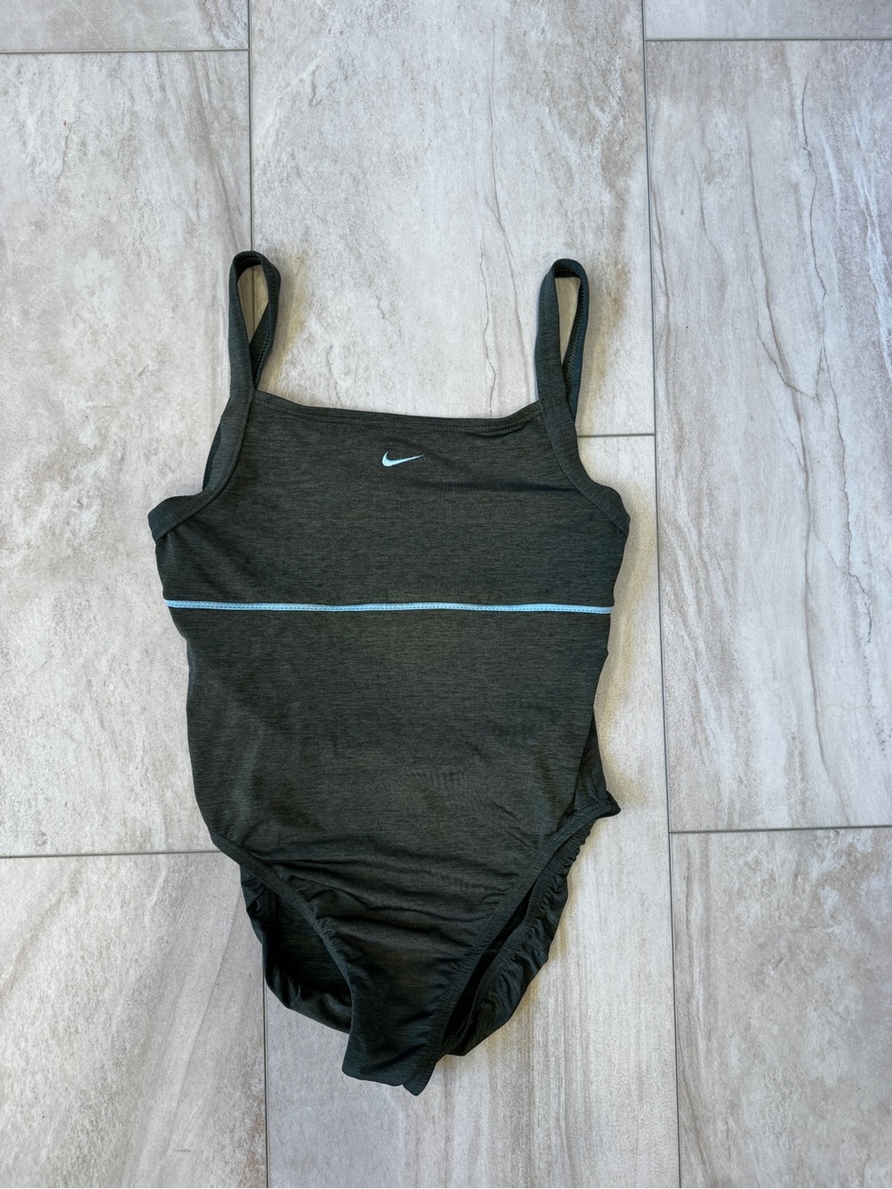 Vintage Nike One Piece Y2K made in the USA, olive green and light blue